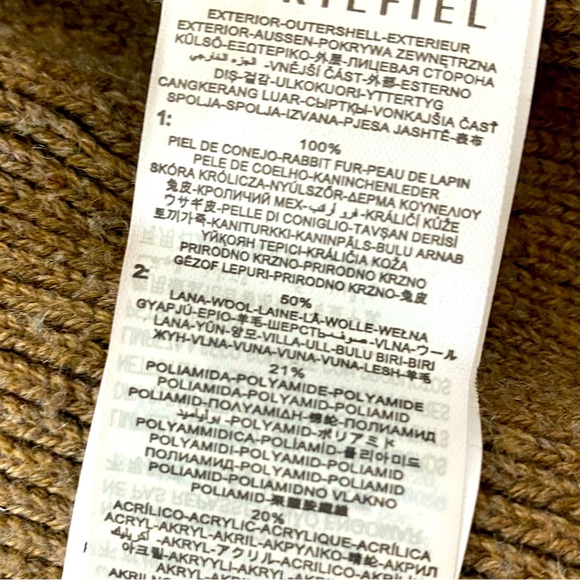 100% Authentic Rabbit fur vest size M - Picture 6 of 6